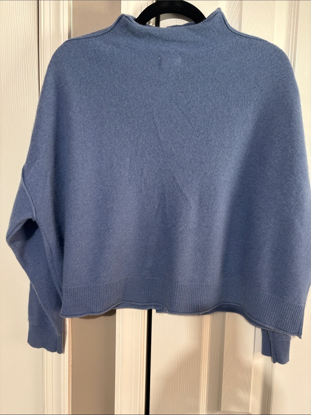 Pilcro Dusty Blue Button-Back Cardigan - Picture 4 of 8